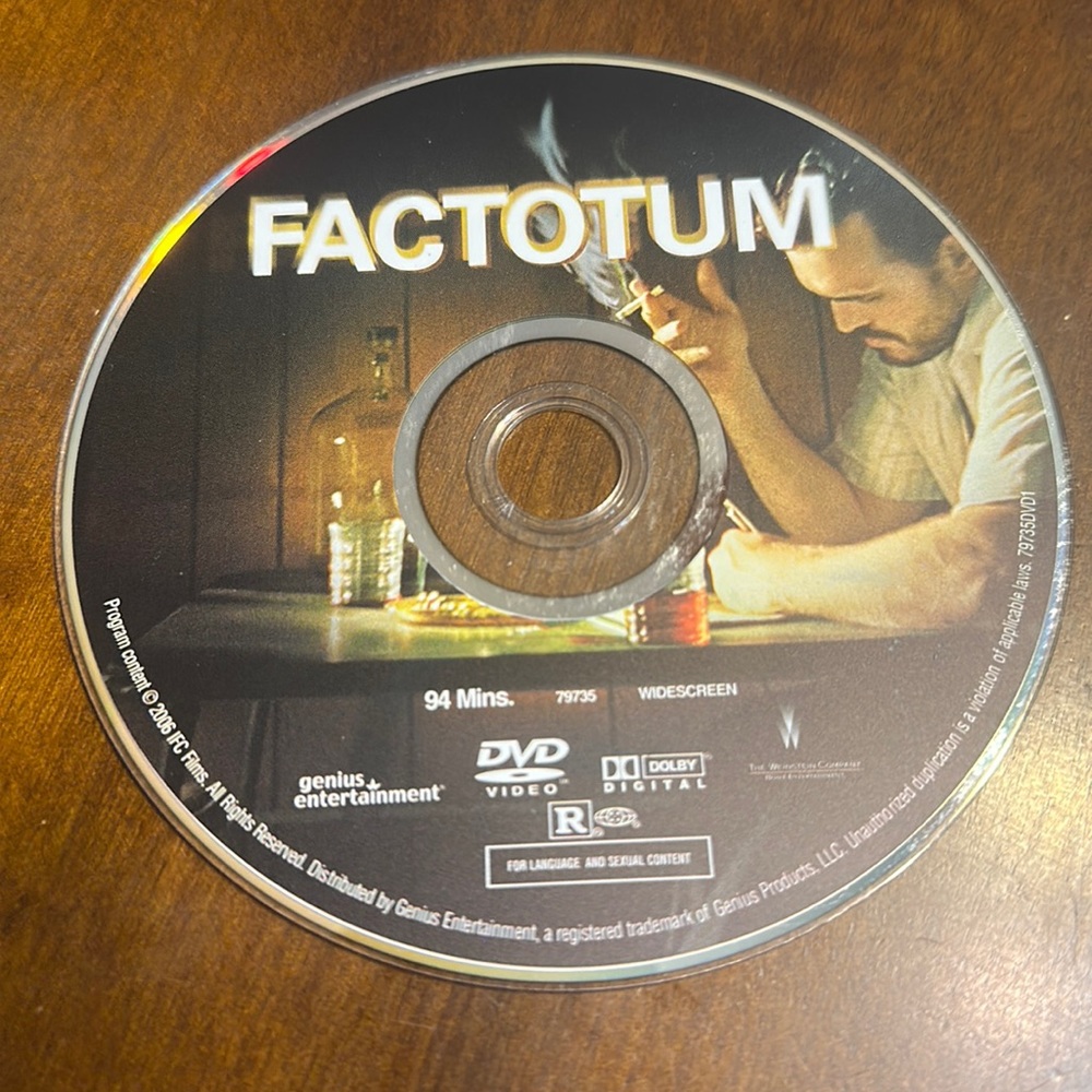 DVD: Factotum